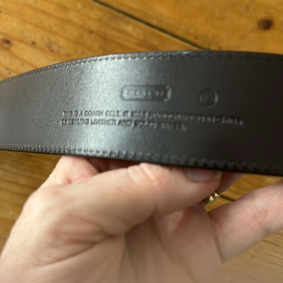 Beautiful blue suede belt - Picture 3 of 4